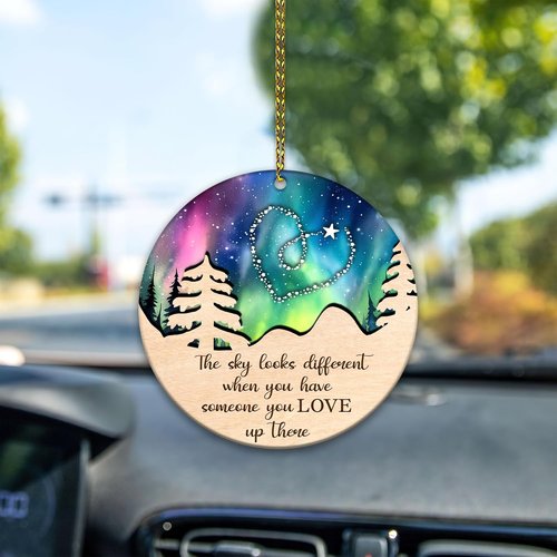 Hyturle Memorial Christmas Ornaments - Suncatcher Tribute for Loved Ones | Sympathy Gifts for Parents