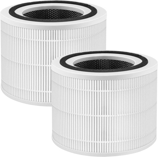 APPLIANCEMATES 240 True Filter Replacement - 3-in-1 Activated Carbon Filter, 2 Pack for PuroAir 240