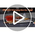 Electric Food Warming Mat 24x16 Inches - iTRUSOU 7-Level Temperature Control, Timer & Built-In Strap, Large Dark Grey