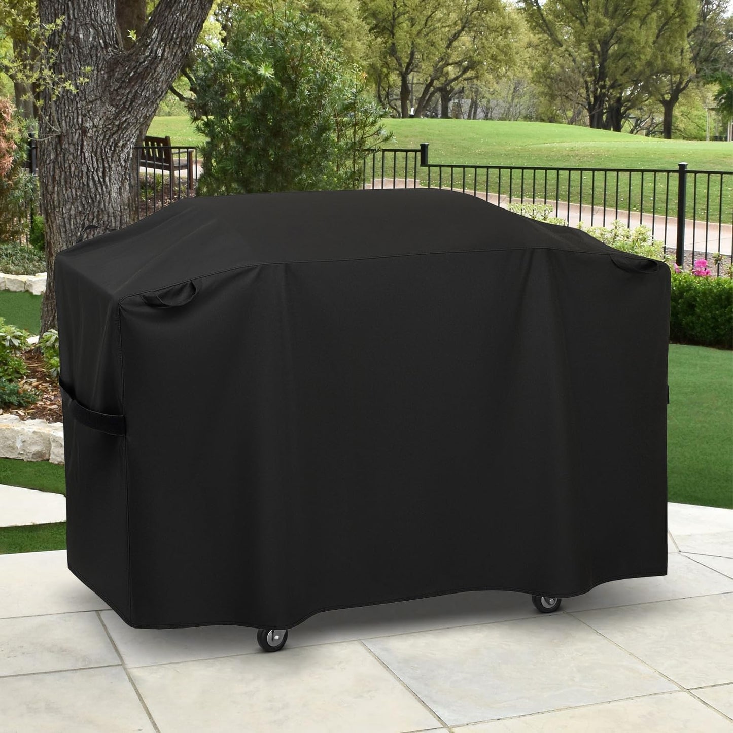 SunPatio Griddle Cover - Heavy Duty Waterproof Protection for Blackstone 28" Pro Series | 60 Inch Black
