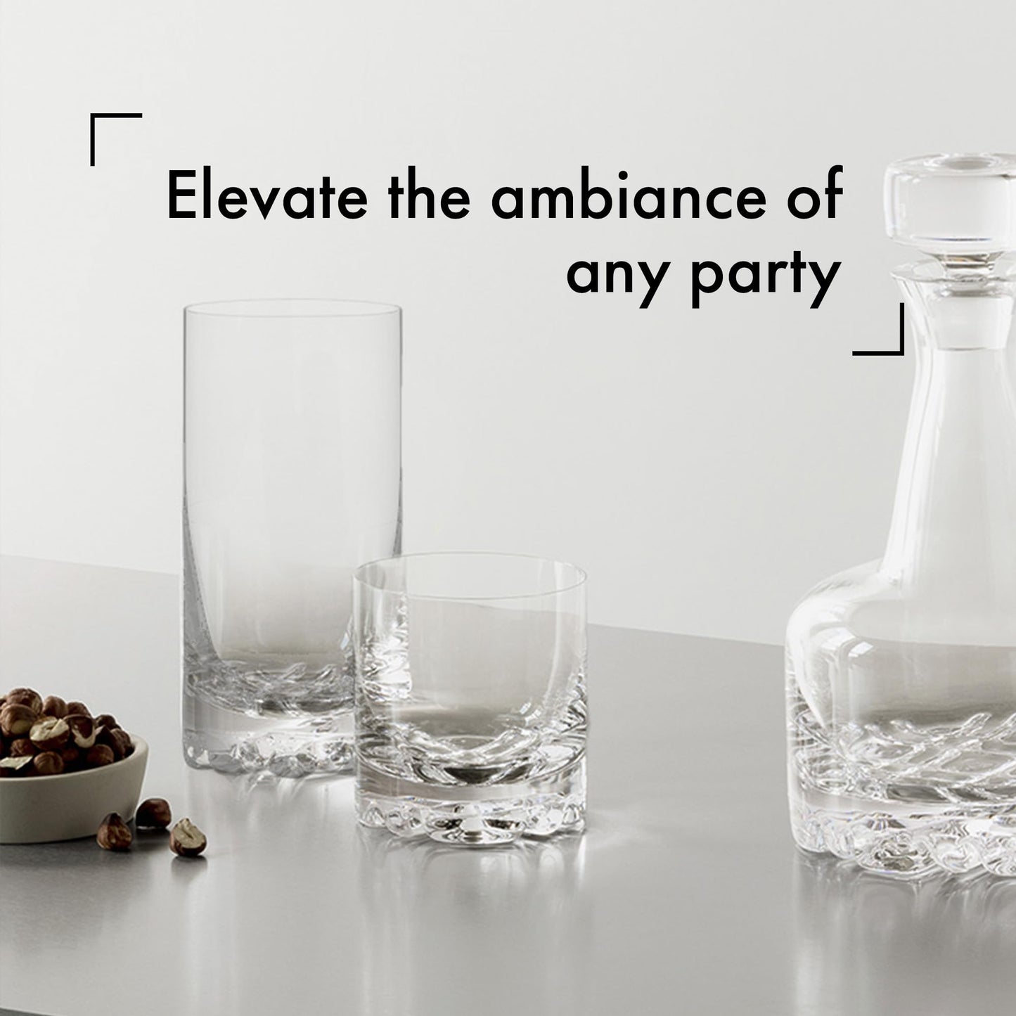 Orrefors Erik Highball Glass, Set of 4