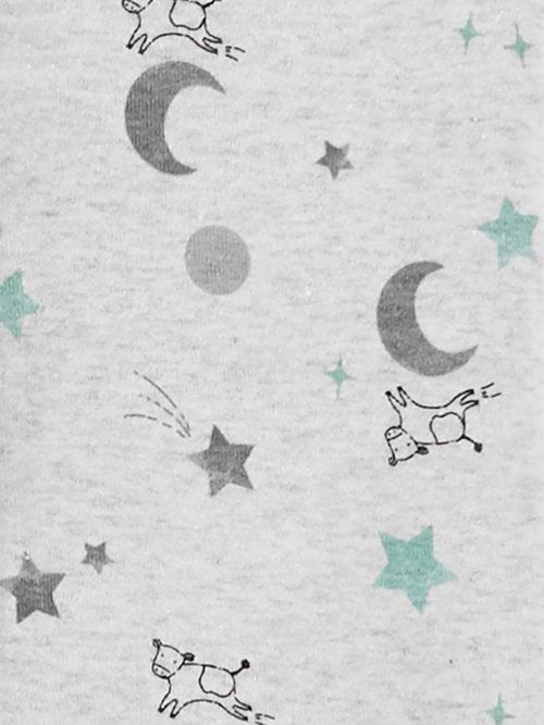 Carter's Baby Boys' Snug Fit Cotton Pajamas - 3-Pack Footed Sleepwear Set