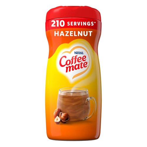 Coffee-Mate Hazelnut Powdered Coffee Creamer - Rich Flavor, 15-Ounce Pack of 6