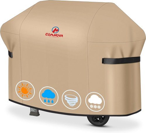 Comnova Grill Cover - 48 Inch Heavy-Duty Waterproof BBQ Cover for Weber Spirit II 200 Series