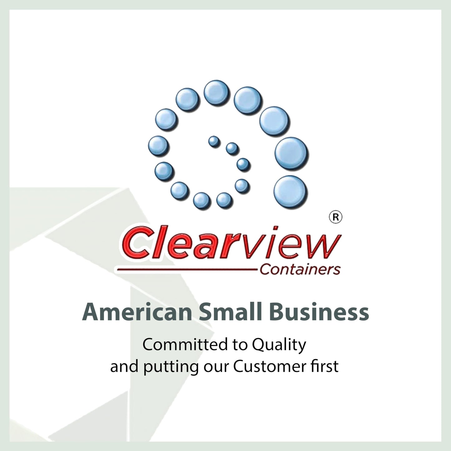 CLEARVIEW CONTAINERS Plastic Storage Jars with Leak Proof Lids, BPA Free, Hand Wash Only (64oz, 1PK White)