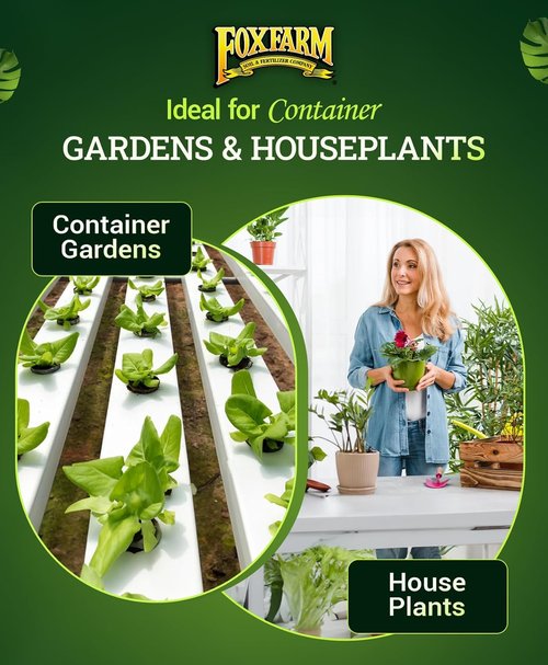 FoxFarm Ocean Forest Potting Soil - Light & Aerated Mix with Fish Meal & Earthworm Castings | 2 x 12 Quart for Houseplants & Seedlings