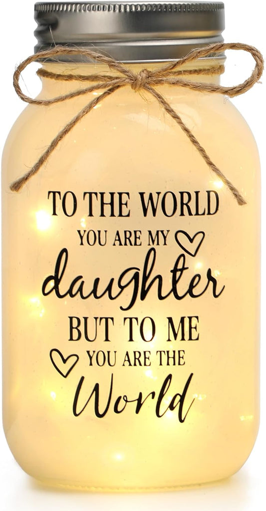 Maracco 30 oz Large Mason Jar Night Light | Perfect Mother's Day & Birthday Gift for Daughters