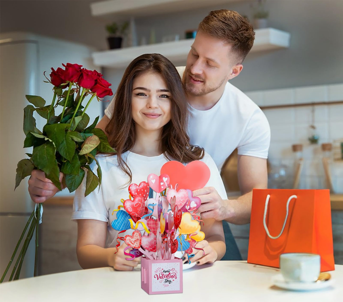 WhatSign Valentines Day Cards Pop Up Valentine Card Love Pop Up Cards Valentine Day Gifts for Her Him Funny Valentines Card with Envelope