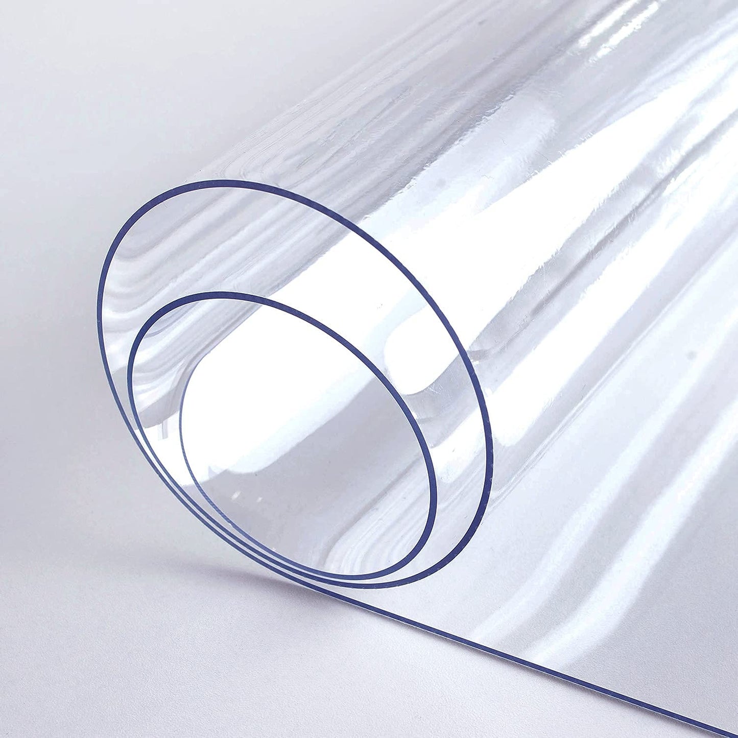 LovePads Clear Table Cover Protector 42 x 70 Inch, 1.5mm Thick Plastic Table Cover, Table Protector for Dining Room Table, Waterproof Vinyl Tablecloth Table Pad Mat for Kitchen, Dresser, Writing Desk