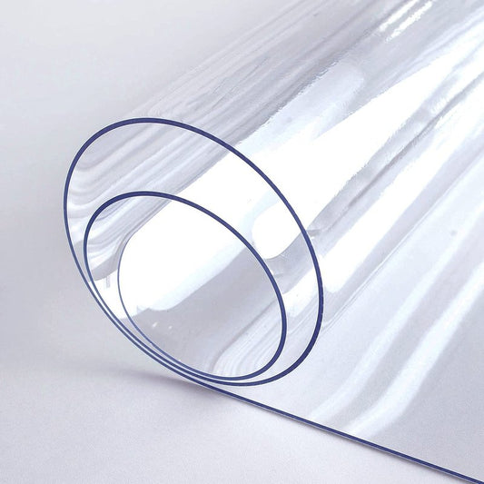 LovePads Frosted Desk Mat 32 x 32 Inch, 1.5mm Thick Frosted Table Protector, Waterproof Plastic Table Cover Protector, PVC Desk Protector Mat, Vinyl Desk Cover for Desktop, Coffee & Dining Table