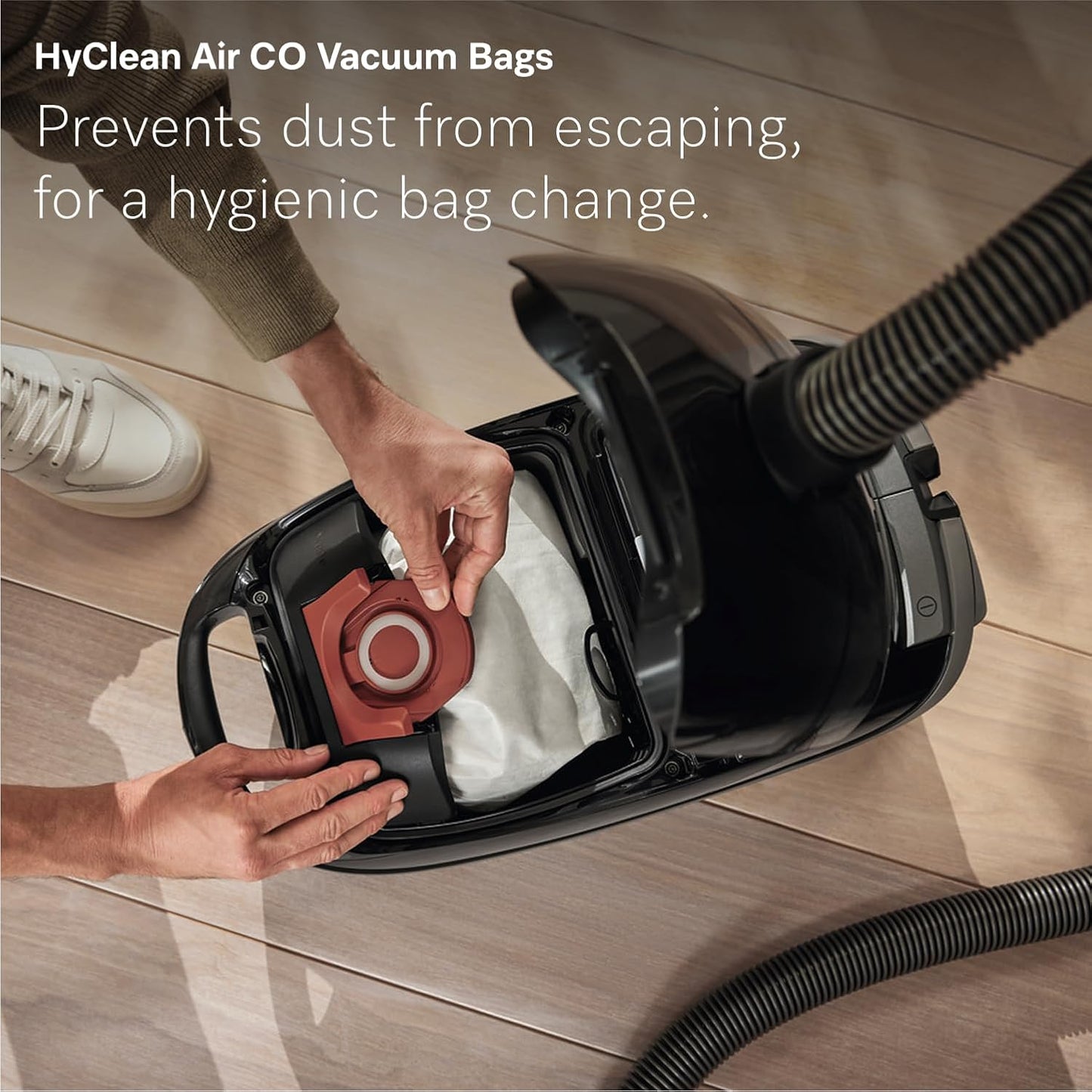 Miele Guard M1 Parquet XL Bagged Canister Vacuum - High Suction for Hard Floors & Low-Pile Carpet | Brilliant White