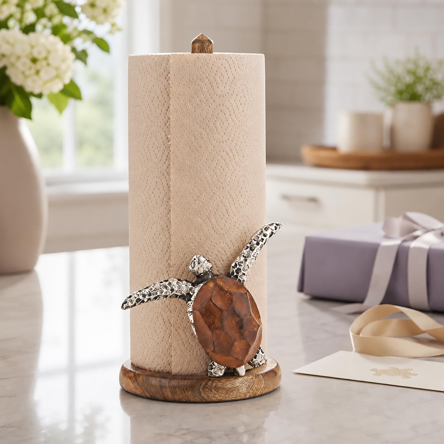 Mud Pie Turtle Paper Towel Holder
