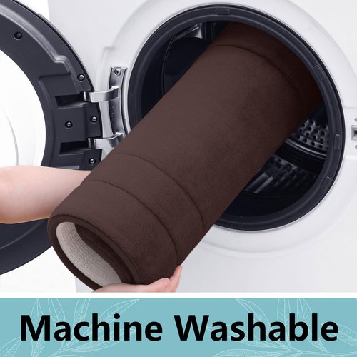 Arotive Memory Foam Bathroom Rug Mat 70x24, Ultra Soft and Absorbent Bath Mat, Machine Wash Dry, Comfortable Bath Rug Carpet for Bathroom Floor, Tub and Shower, Brown