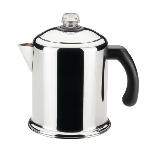 Farberware Classic Yosemite Stainless Steel Stovetop Coffee Percolator - 8 Cup, Silver