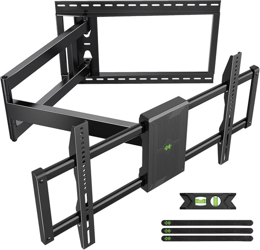 USX Mount Long Arm TV Wall Mount - Full Motion Design for 42-95 Inch TVs | 40 Inch Extension, Swivel & Tilt, 150lbs Capacity