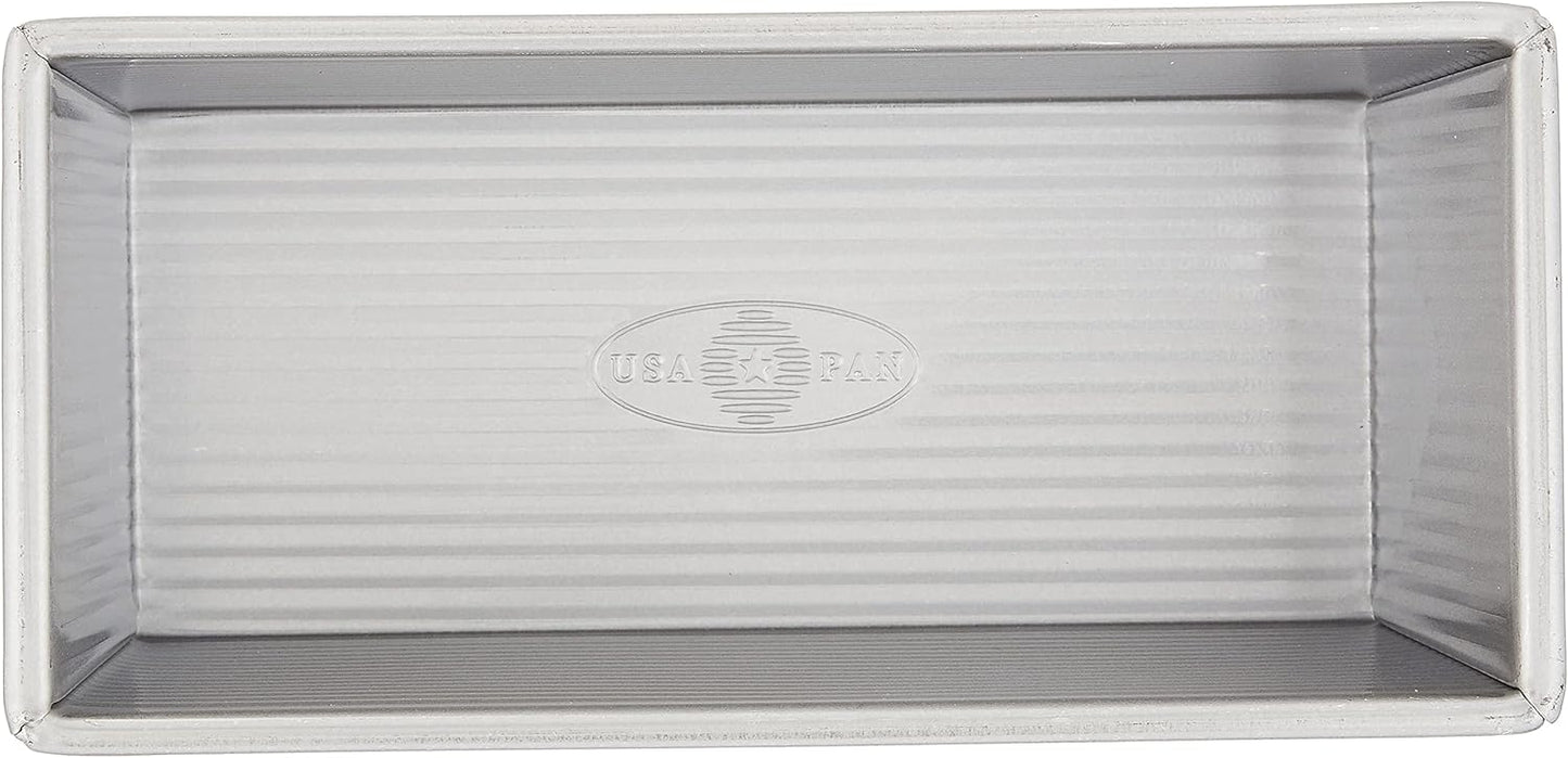 USA Pan Pullman Loaf Pan - Nonstick 9 x 4 Inch Bakeware with Cover, Quick Release, Made in the USA