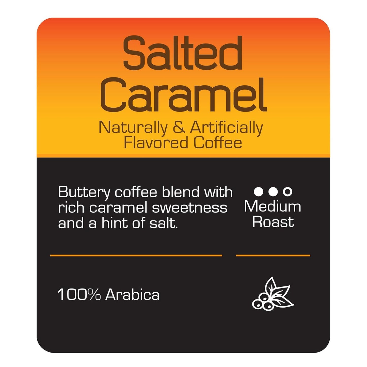 Roast Ridge Single Serve Coffee Pods - Salted Caramel Medium Roast for Keurig | 100 Count