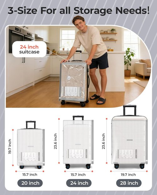 BAGSMART Vacuum Bags for Travel - Portable Space Saver with Rechargeable Air Pump | 18 Pack Gray