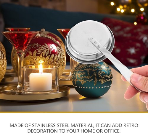 Angoily Candle Snuffer - Portable Stainless Steel Extinguisher Tool with 6.69-Inch Long Handle | Safe Home & Office Accessory