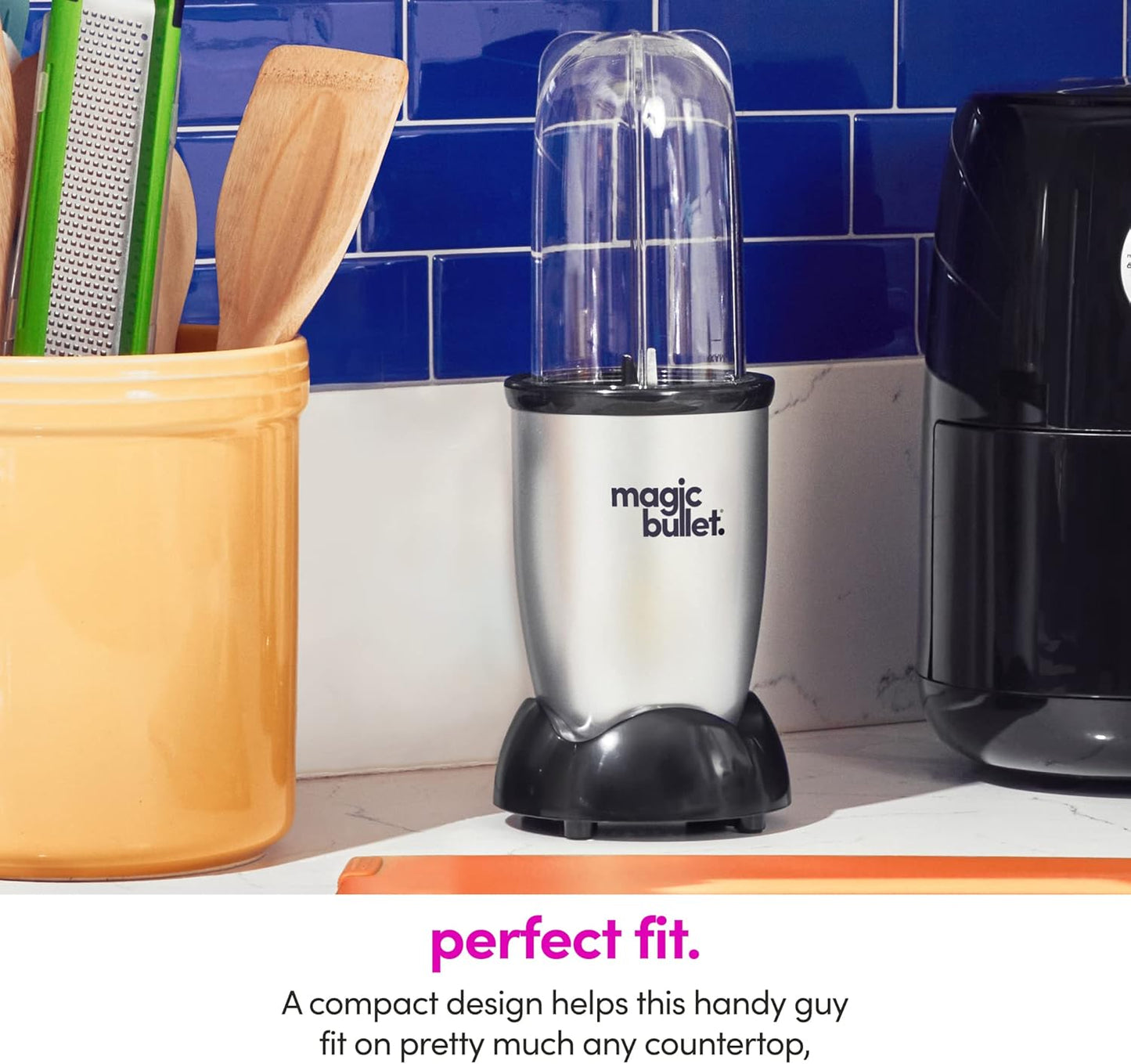 Magic Bullet Blender - 11-Piece Set in Silver | Compact and Versatile Kitchen Essential