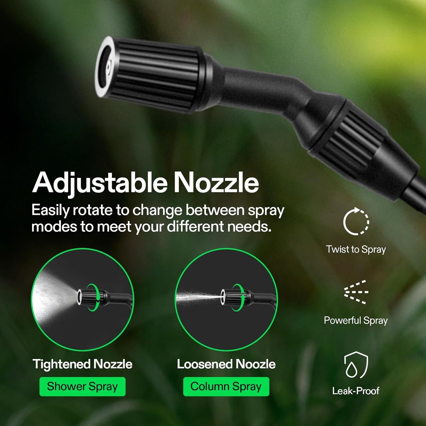 VIVOSUN 1.35-Gallon Pressure Sprayer - Adjustable Shoulder Strap for Easy Plant Watering & Cleaning