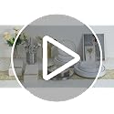 BESTVIP 175 PCS Gold Rim Disposable Plates Dinnerware Set for 25 Guests (Gold / 25 Guests)