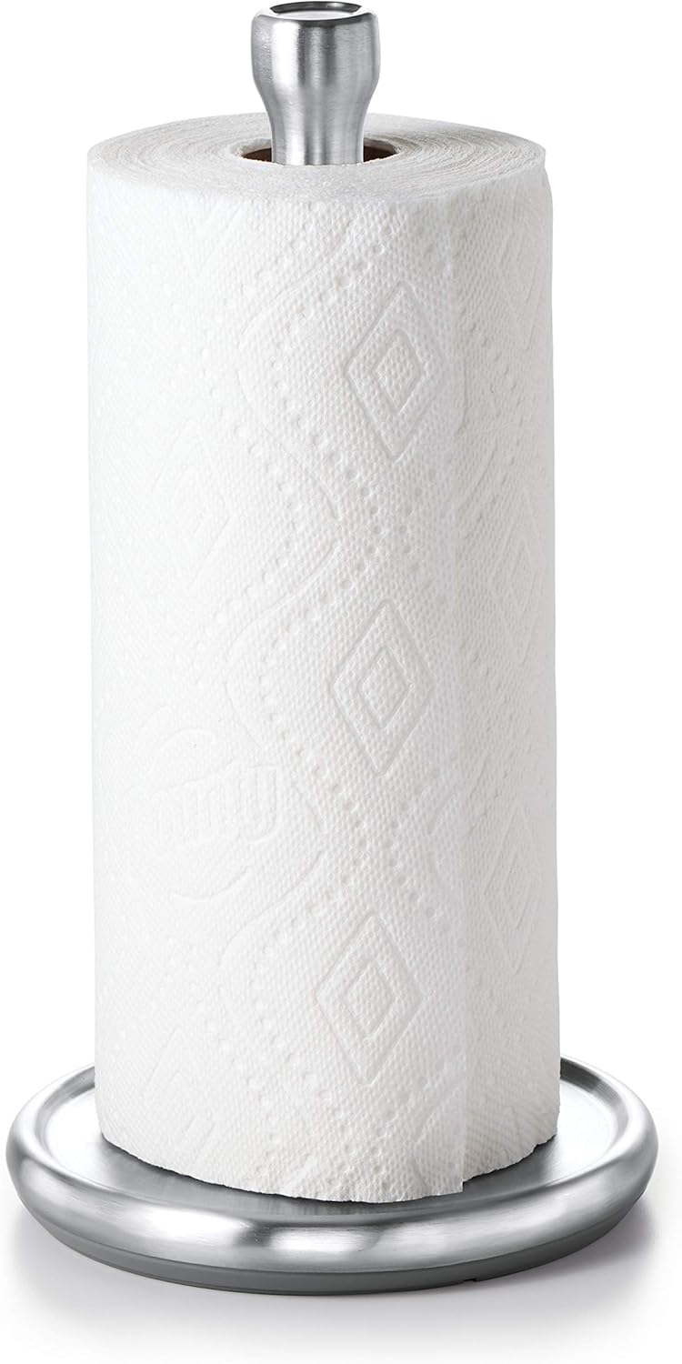 OXO Good Grips Paper Towel Holder - Steady Design for Countertop Use | Sleek and Durable