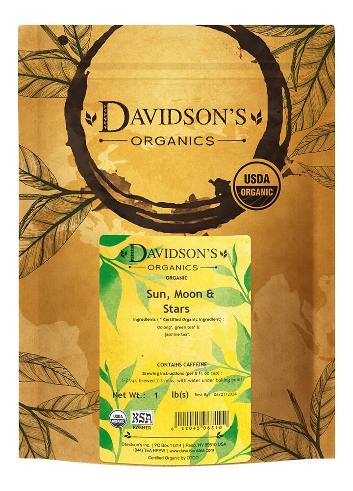 Davidson's Tea Bulk, Sun, Moon And Stars, 16-Ounce Bag