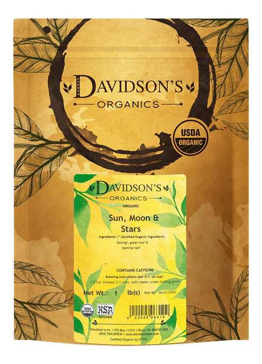 Davidson's Tea Bulk, Sun, Moon And Stars, 16-Ounce Bag