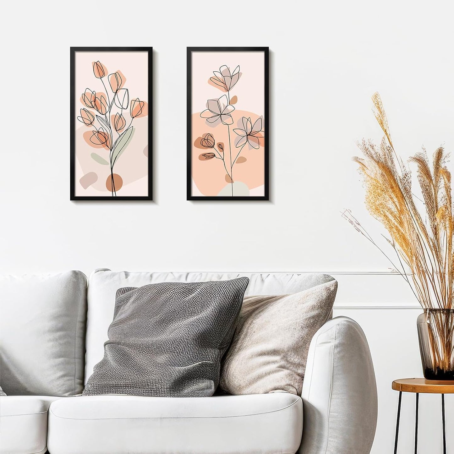 LaVie Home 5x15 Black Picture Frame - HD Plexiglas Wall Display for Vertical or Horizontal Use