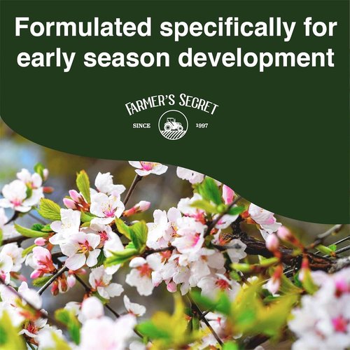 Farmer's Secret Spring Booster Fertilizer - Super Concentrated 8-16-8 Formula for All Plants | 8oz