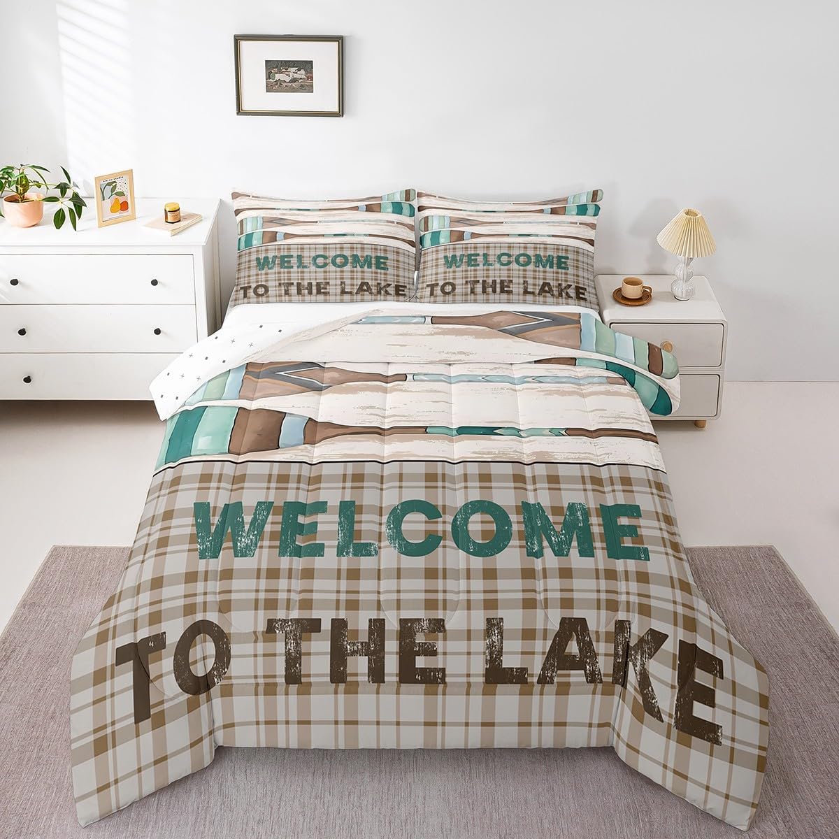 jejeloiu Baseball Comforter Set Twin Size Kids Camo American Flag Comforter for Boys Girls Teens Camouflage Bedding Set Breathable Baseball Games Duvet Set Room Decor Quilt Set