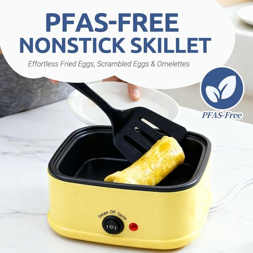 8-in-1 Electric Egg Cooker by [Brand Name] - Rapid Hard, Soft & Poached Egg Boiler | 8 Egg Capacity, Auto Shut-Off, Dishwasher Safe
