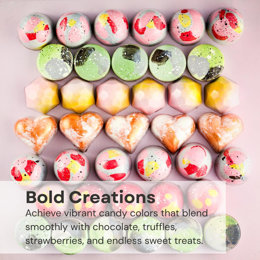 Chefmaster Yellow Candy Color | True-Tone Shades | Oil-Based | Professional-Grade Dye | Chocolate, Strawberries, Cake Pops | Decorating | Easy-to-Use | Manufactured in the USA | 0.70 oz
