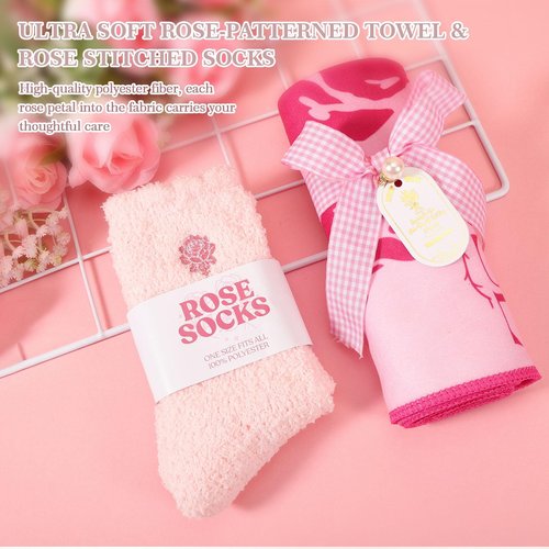 Gift Set for Women Self Care Mothers Day Gifts for Mom Wife Sister Friend - Pink Birthday Gift Baskets for Women, Relaxation Gifts Spa Gift Basket Self Care Package for Her w/ 40oz Insulated Tumbler