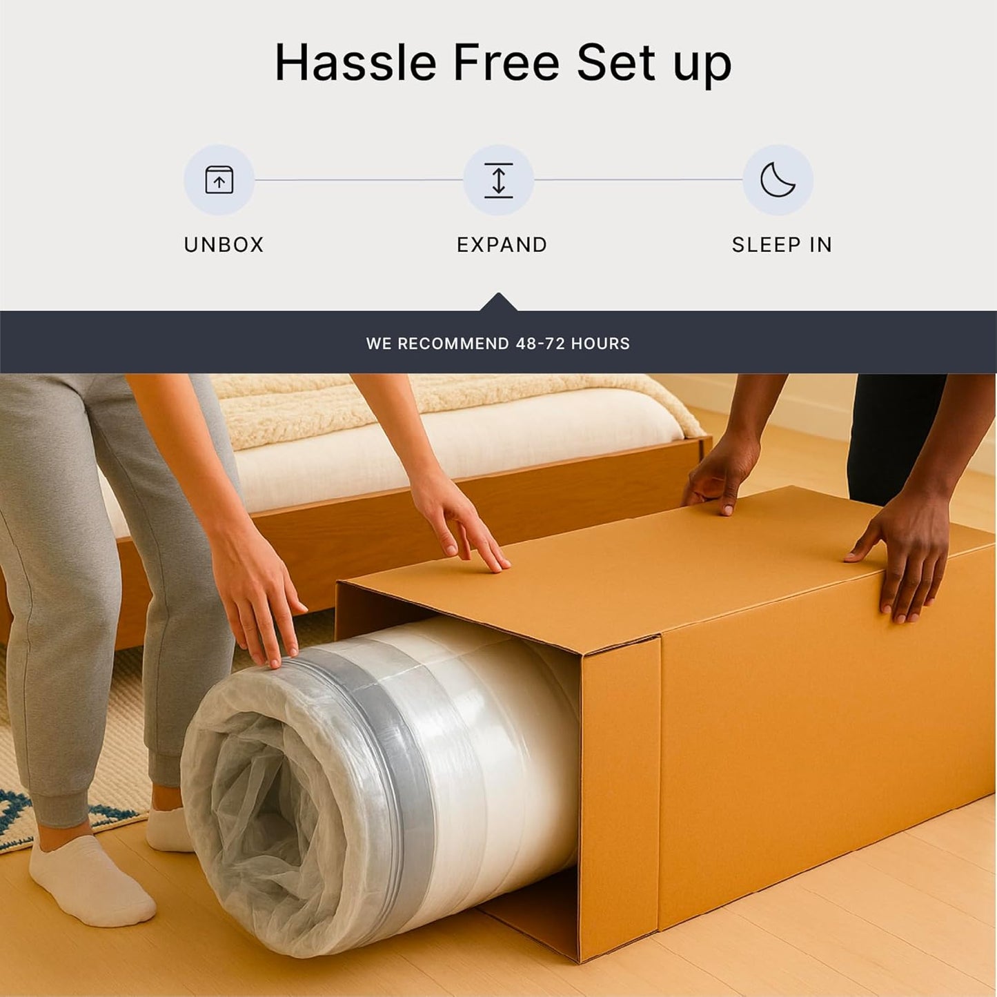 Signature Design by Ashley Twin Size Hybrid Mattress - 10 Inch Medium Firm with Cooling Gel Memory Foam