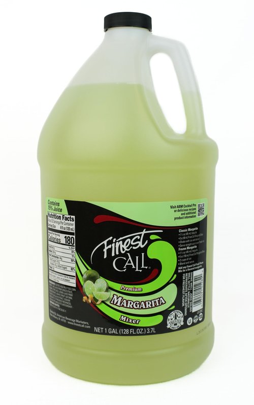 Finest Call Premium Margarita Ready-to-Use Drink Mix, 1 Gallon Bottle (128 Fl Oz)