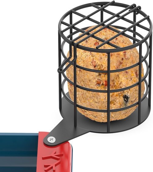 Bird Buddy Metal Suet Ball Holder - Durable Weatherproof Feeder for Smart Bird Feeder with Camera