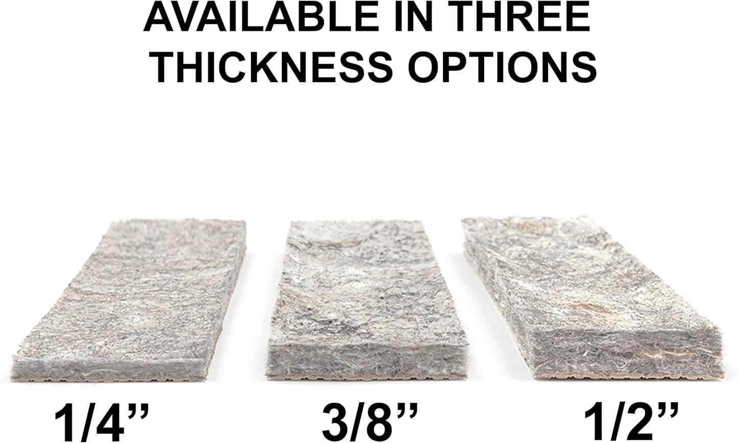 Mohawk Home Non-Slip Rug Pad - 1/4" Thick Felt & Latex Gripper for Hardwood & Tile Floors - 8' x 10'