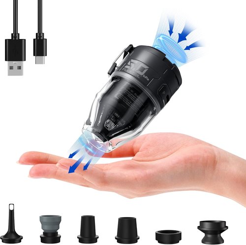 FLEXTAILGEAR Max Pump 3 - Portable Electric Air Pump for Inflatables | 500L/min with Camping Light