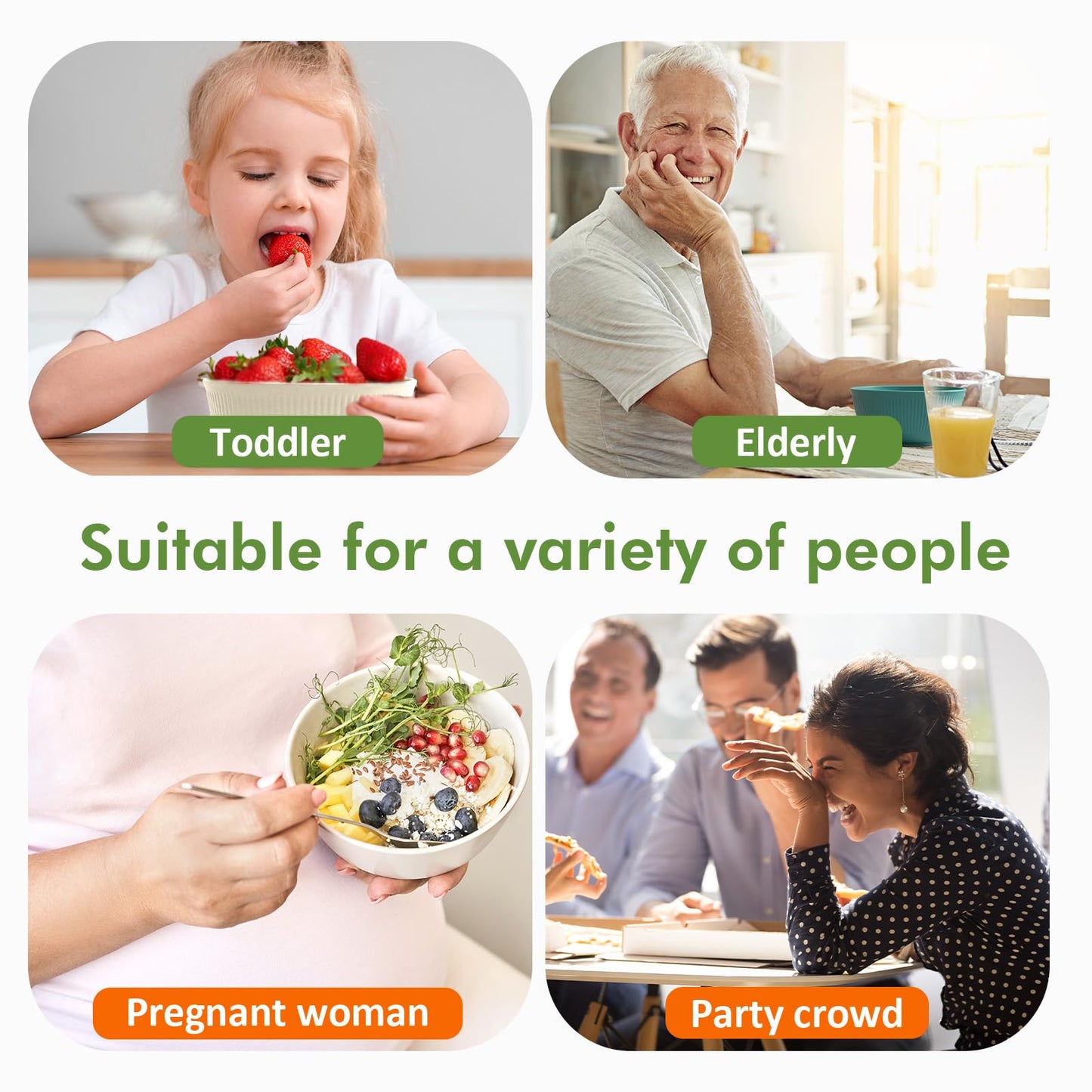 LIANGKEN 12-Pack of 24 oz Unbreakable Cereal Bowls, Reusable Plastic Lightweight Bowls, Made from Wheat Straw Fiber, Ideal for Salads, Soups, Ramen, Noodles, and Oatmeal
