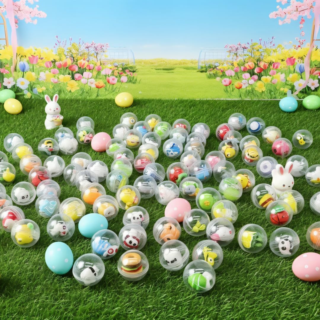 Skiennix Mini Kawaii Capsule Toys - 50-Piece Collection for Kids | Perfect for Goodie Bags & Classroom Prizes