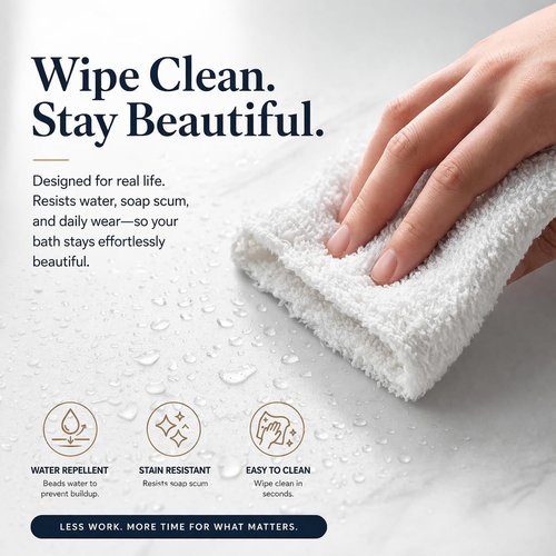EHZNZIE Waterproof Shower Curtain Liner - 72x72 PEVA, Chemical-Free, Durable with 3 Weighted Magnets