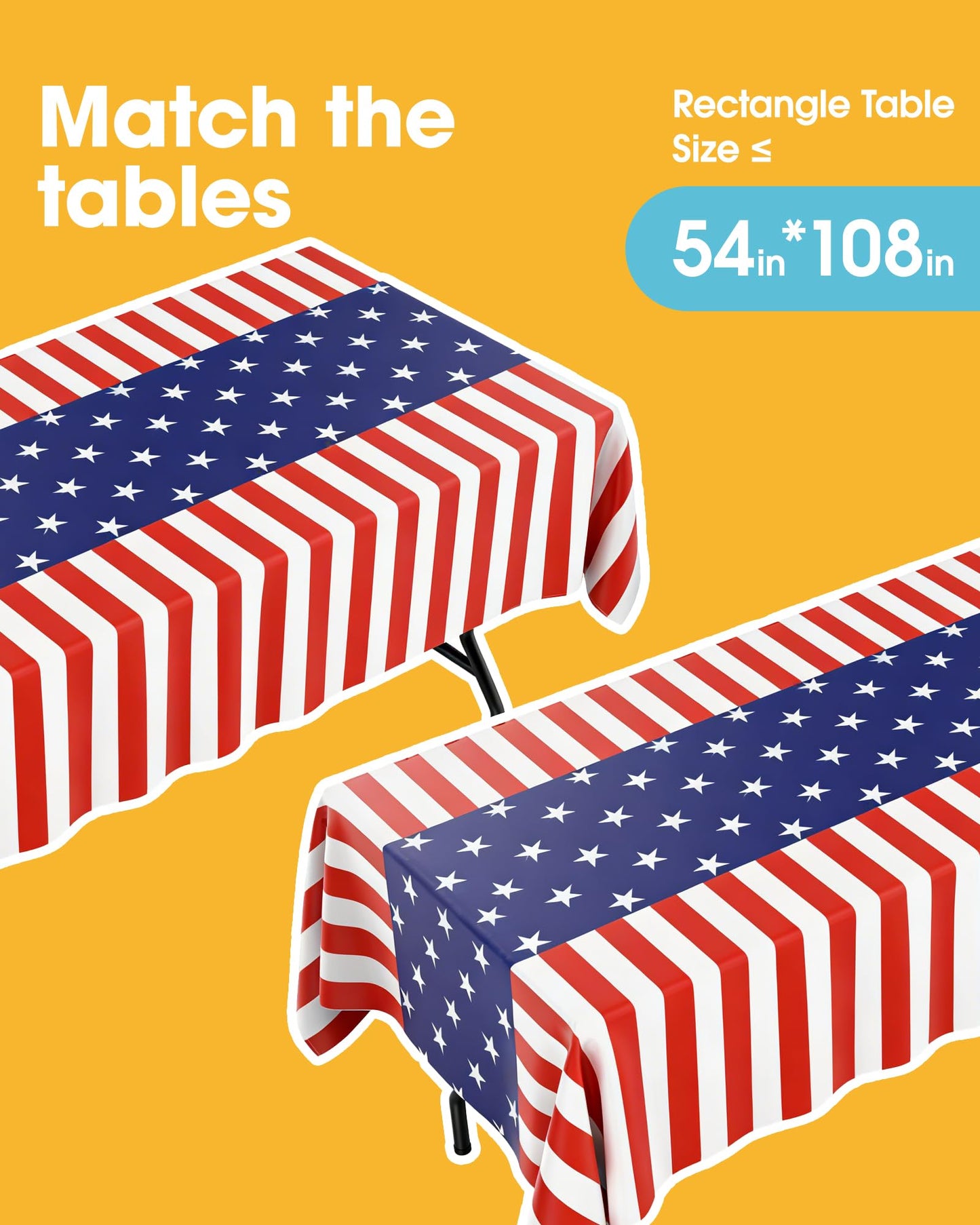 Niuara Football Party Decorations Plastic Table Cloth - 4 Pack 54" × 108" Rectangle Superbowl Disposable Tablecloths for 6FT Tables, Table Cover for Party, Holiday & Gathering Use