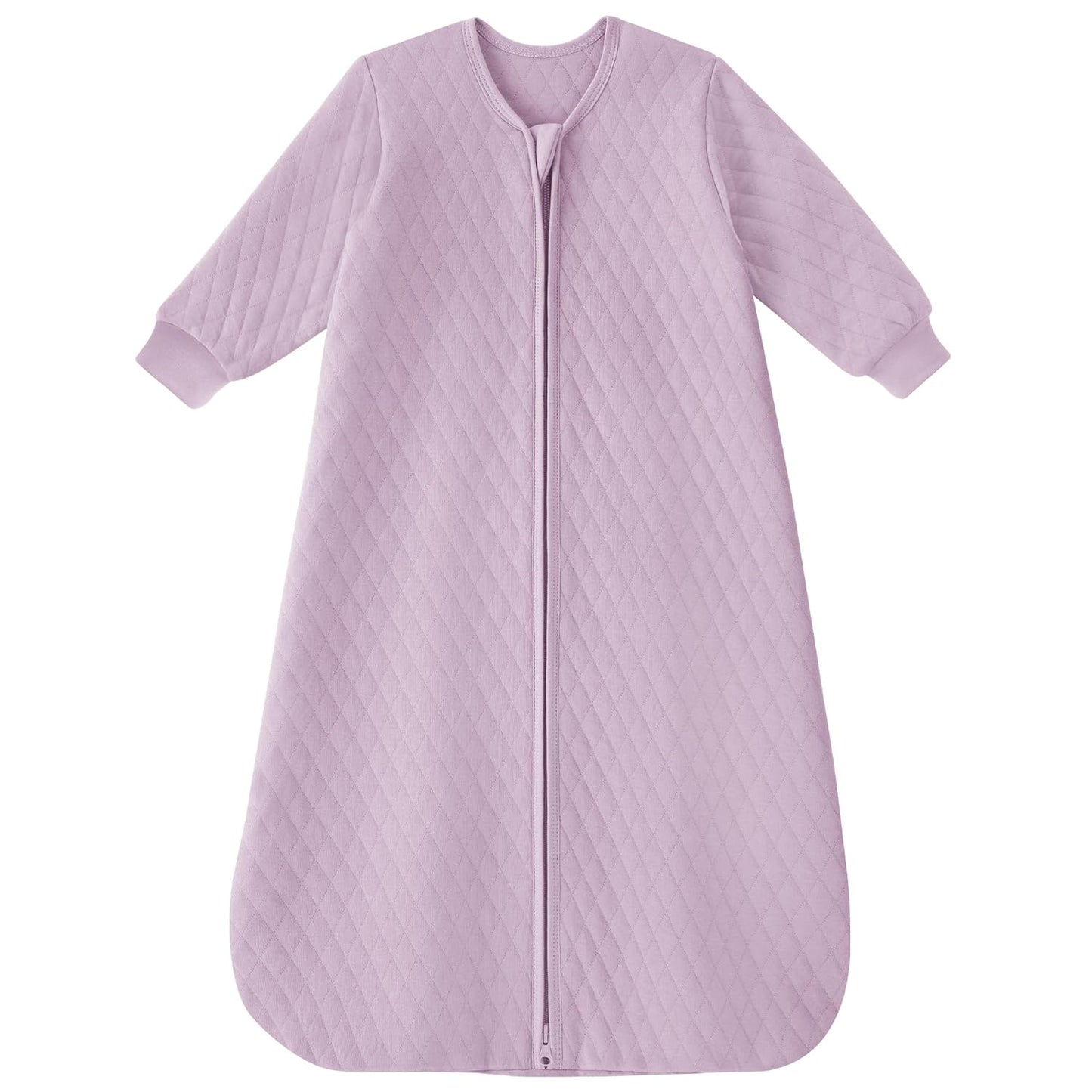 Yoofoss Baby Sleep Sack - Organic Cotton Wearable Blanket for Infants | 1.0 Tog, Long Sleeve, 6-12 Months