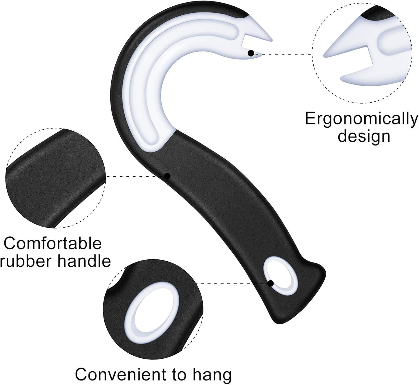 Mudder Easy Open Can Opener - Manual Ring-Pull Tab Tool for Soda & Food Cans | 2-Piece Set