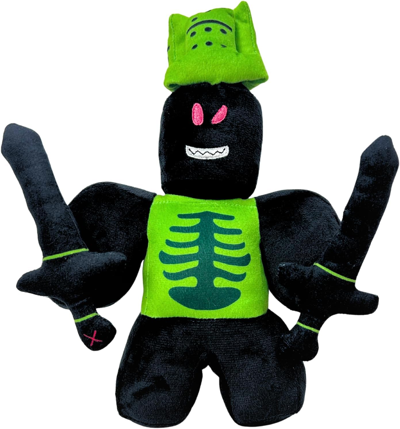 Skiennix Plush Toys - Sword Killer Stuffed Animal with Detachable Sword | Green Collectible for Gamers