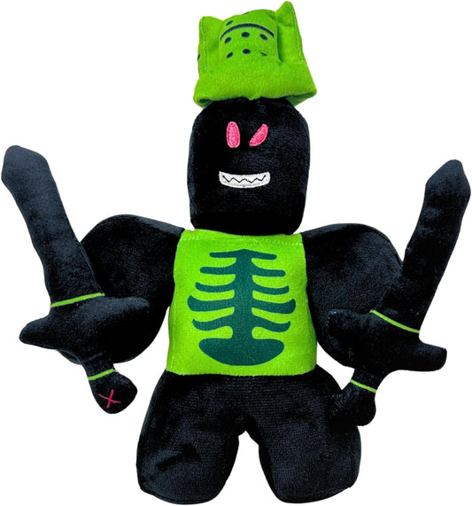Skiennix Plush Toys - Sword Killer Stuffed Animal with Detachable Sword | Green Collectible for Gamers