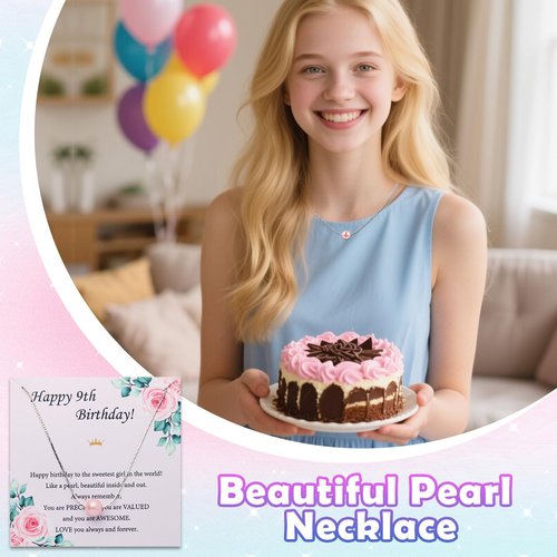 9 Year Old Girl Birthday Gifts, Unique 9th Birthday Gift for Girls, Gift Ideas for Daughter, Sister, Niece, Granddaughter, Popular Decorations Basket Birthday Gift for Girls