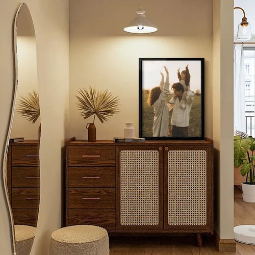 Canvas Prints | Custom Photo Wall Art by Skiennix - Framed Canvas Decor (12x16, Black Wood Frame)
